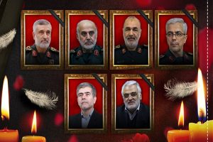 شهادت جمعی از فرماندهان ارشد نظامی و خادمان صدیق وطن در عرصه‌های دفاع از عزت و اقتدار ایران اسلامی تسلیت عرض می نمائیم