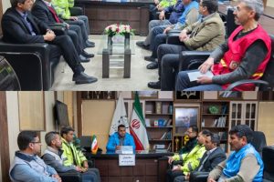 آماده باش نیروهای بحران شهرداری نیل شهر.